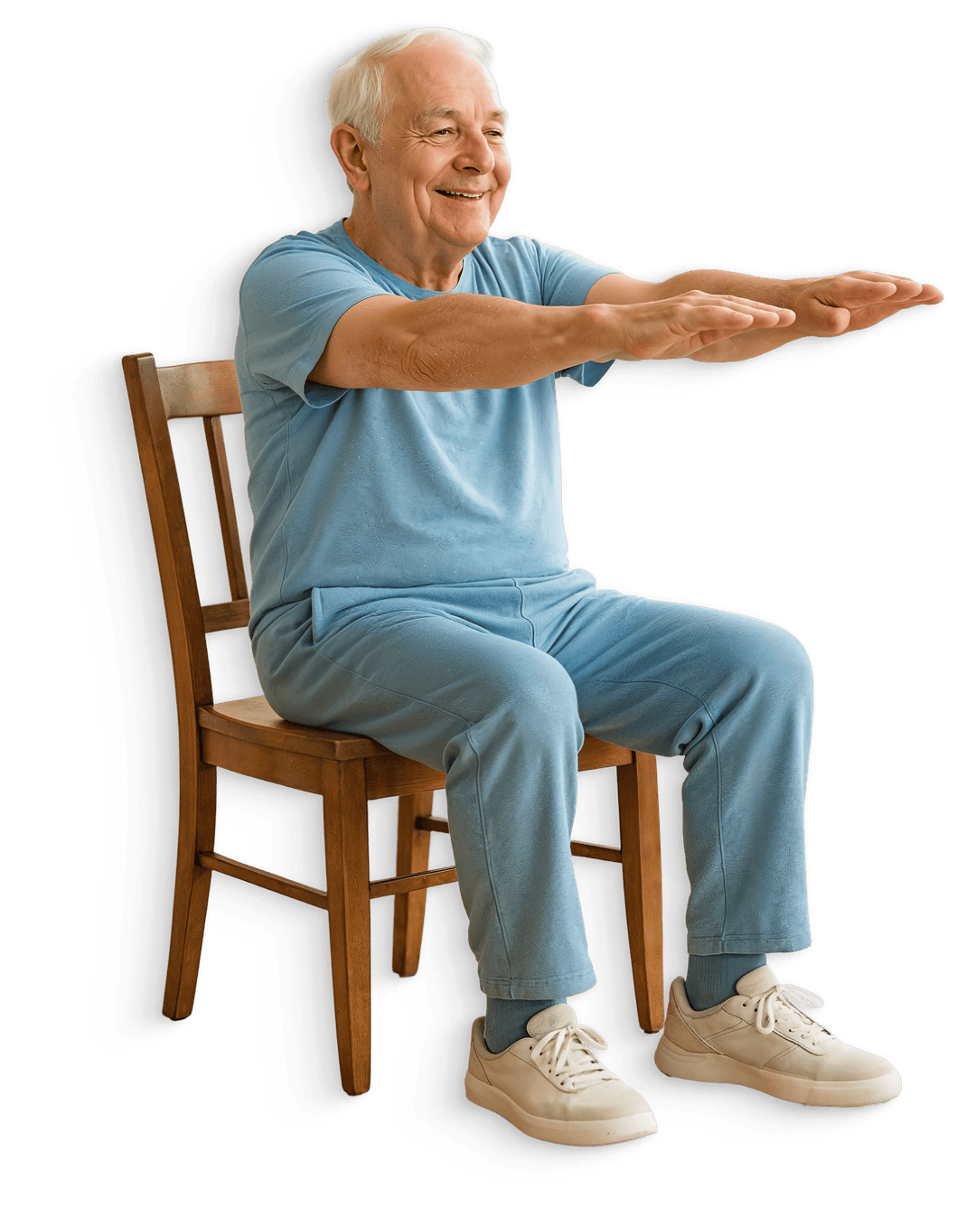 Chair exercises for seniors focusing on strength and mobility